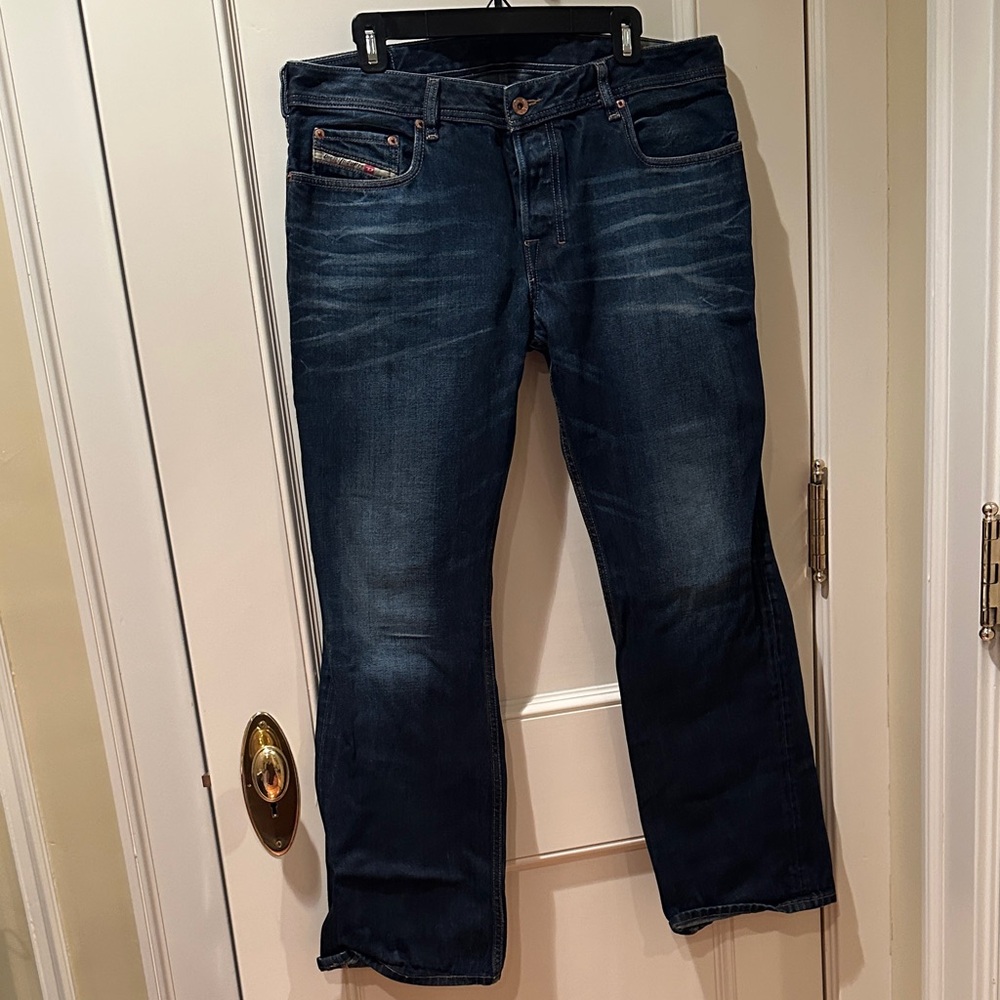 Diesel Men's Relaxed Jeans - Dark Blue